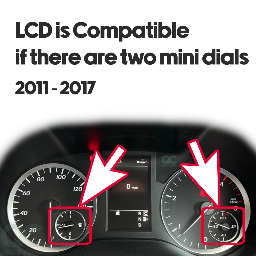 Mercedes Vito Dash Instrument Cluster LCD Repair Part