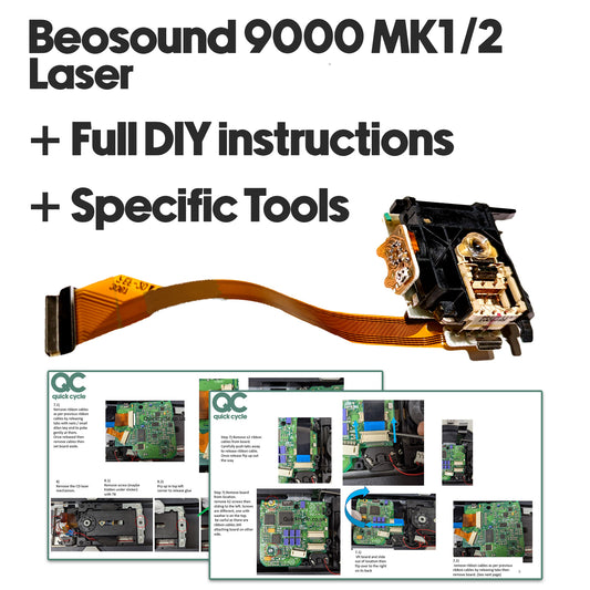 Beosound 9000 Mk1 / Mk2 New Laser + Full DIY instructions + Specific Tools