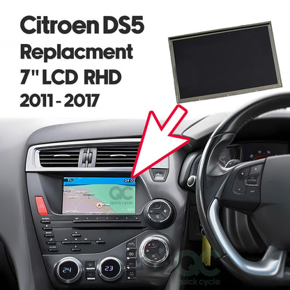 Citroen DS5 2011-2017 Head Unit Sat Nav Screen Lcd Screen Display