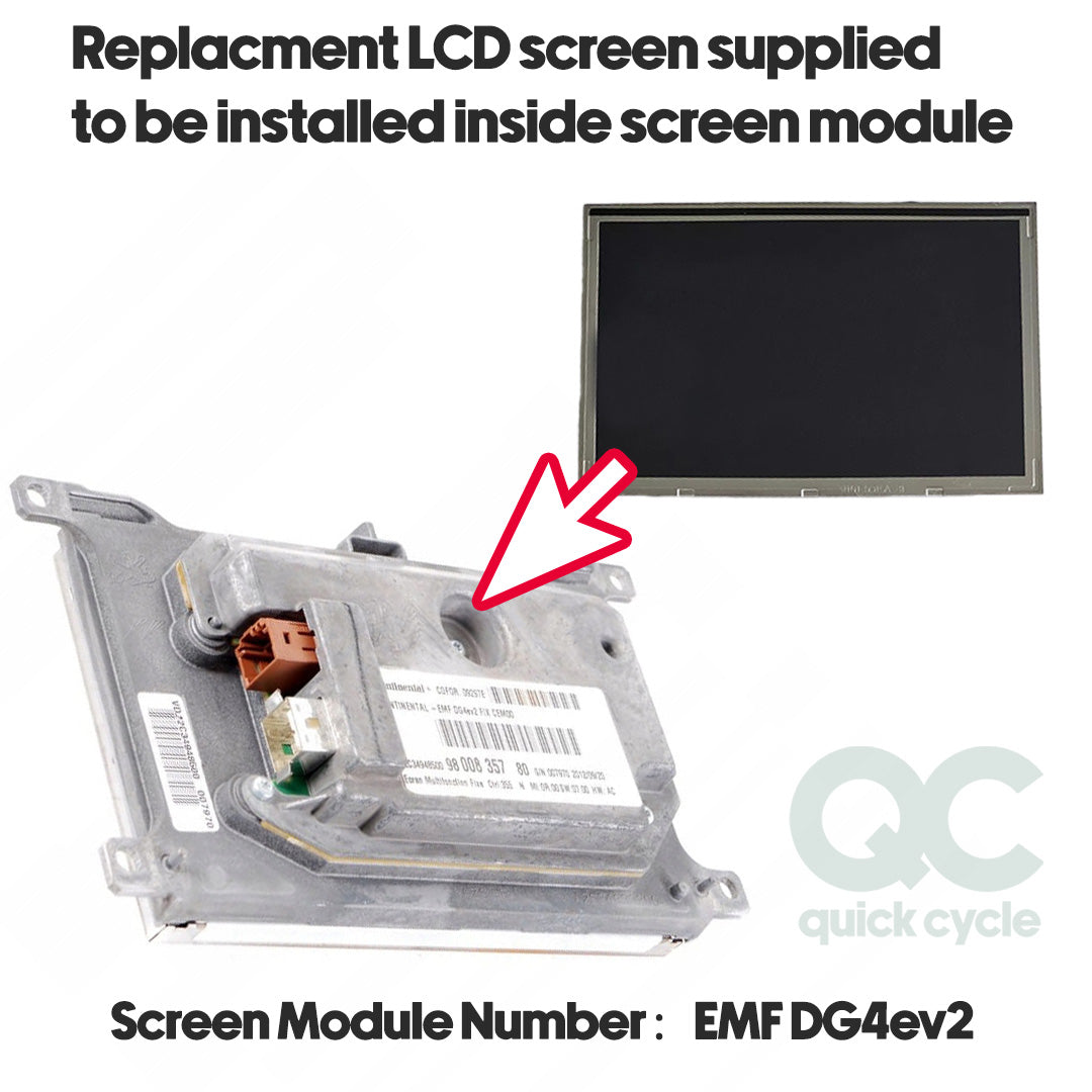 Peugeot 508 LCD navigation screen fix