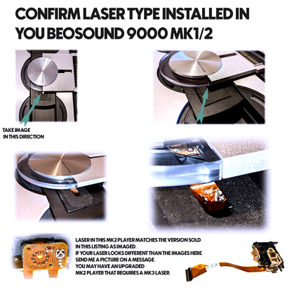 Beosound 9000 Mk1 / Mk2 New Laser + Full DIY instructions + Specific Tools