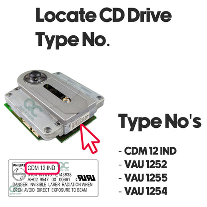 CD Drive Type Numbers