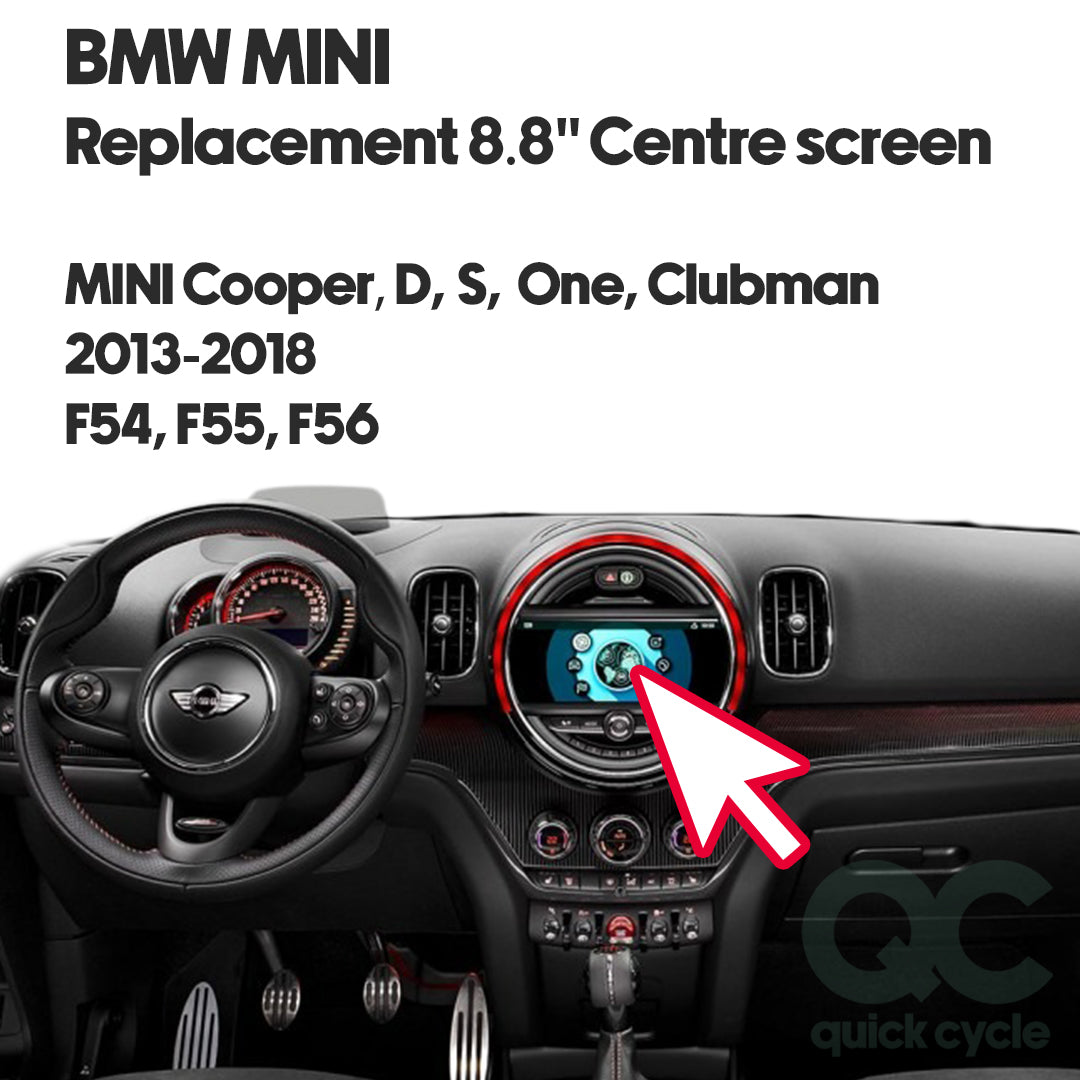 MINI F56 Replacment LCD Screen Johnson controls F056 CID 8.8 – Quickcycle
