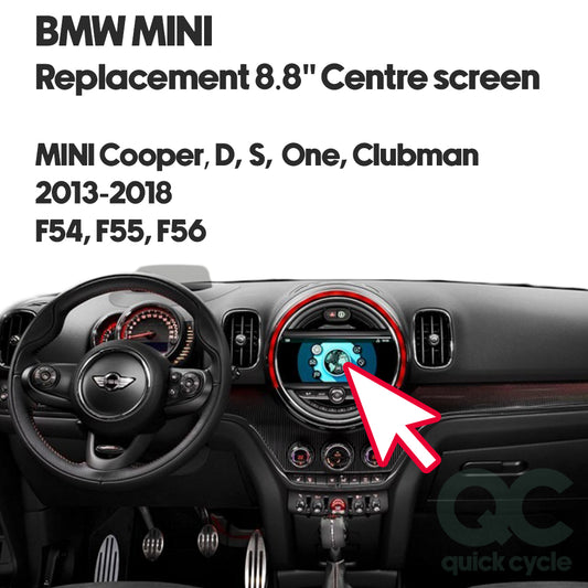 MINI F56 Replacment LCD Screen Johnson controls CID 8.8