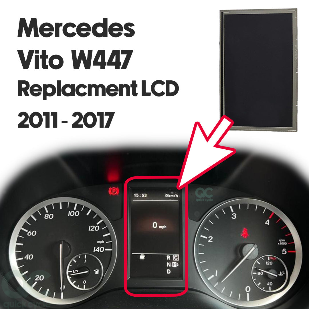 Mercedes Vito Dash Instrument Cluster LCD Repair Part – Quickcycle
