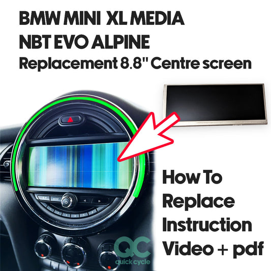 MINI F55 F56 F54 LCD Screen Display replacement part 8.8 BMW CID AL5650 BM 9387452