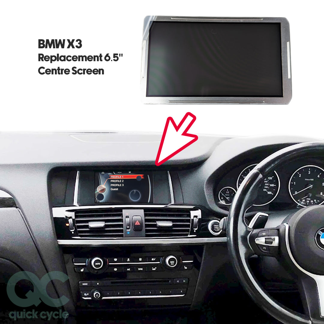 BMW X3 CID screen display part 6.5” F25 2010 2018