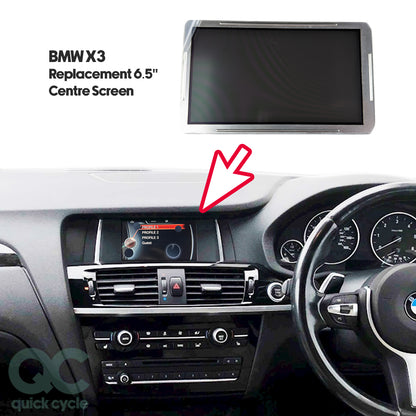 BMW X3 CID screen display part 6.5” F25 2010 2018