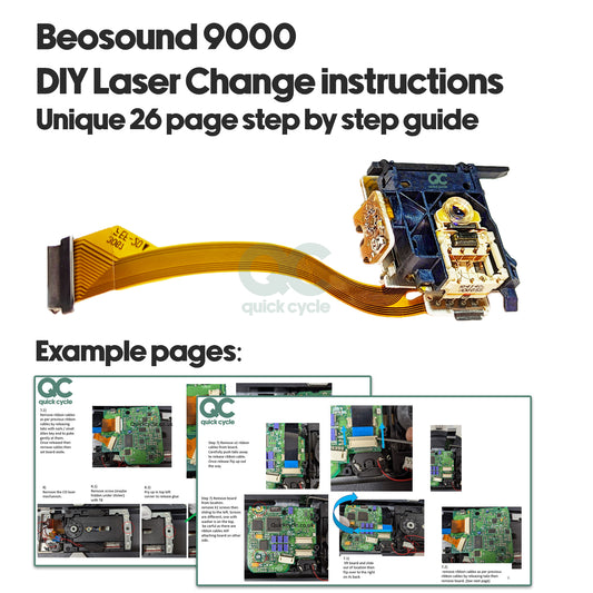 Bang olfusen Beosound 9000 - Full Laser change instructions