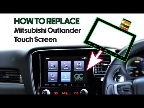 how to repair mitsubishi touchscreen