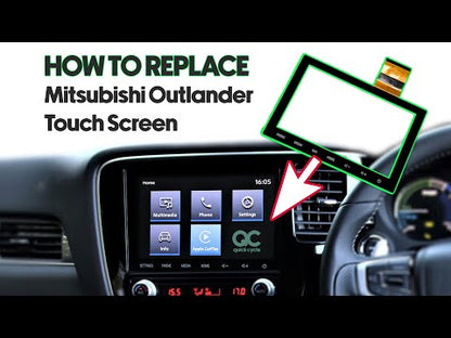 Mitsubishi Outlander 2019, 2020, 2021 Touch screen digitiser replacement part "SETTINGS BUTTON"