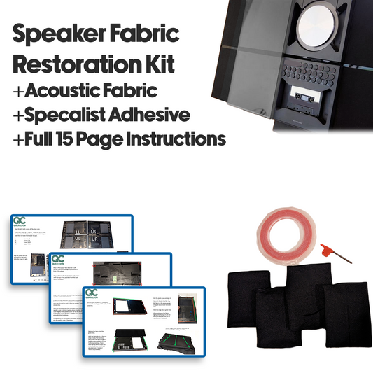 Beosound Century / 2000 Speaker Fabric Fretts Restoration Recover Kit